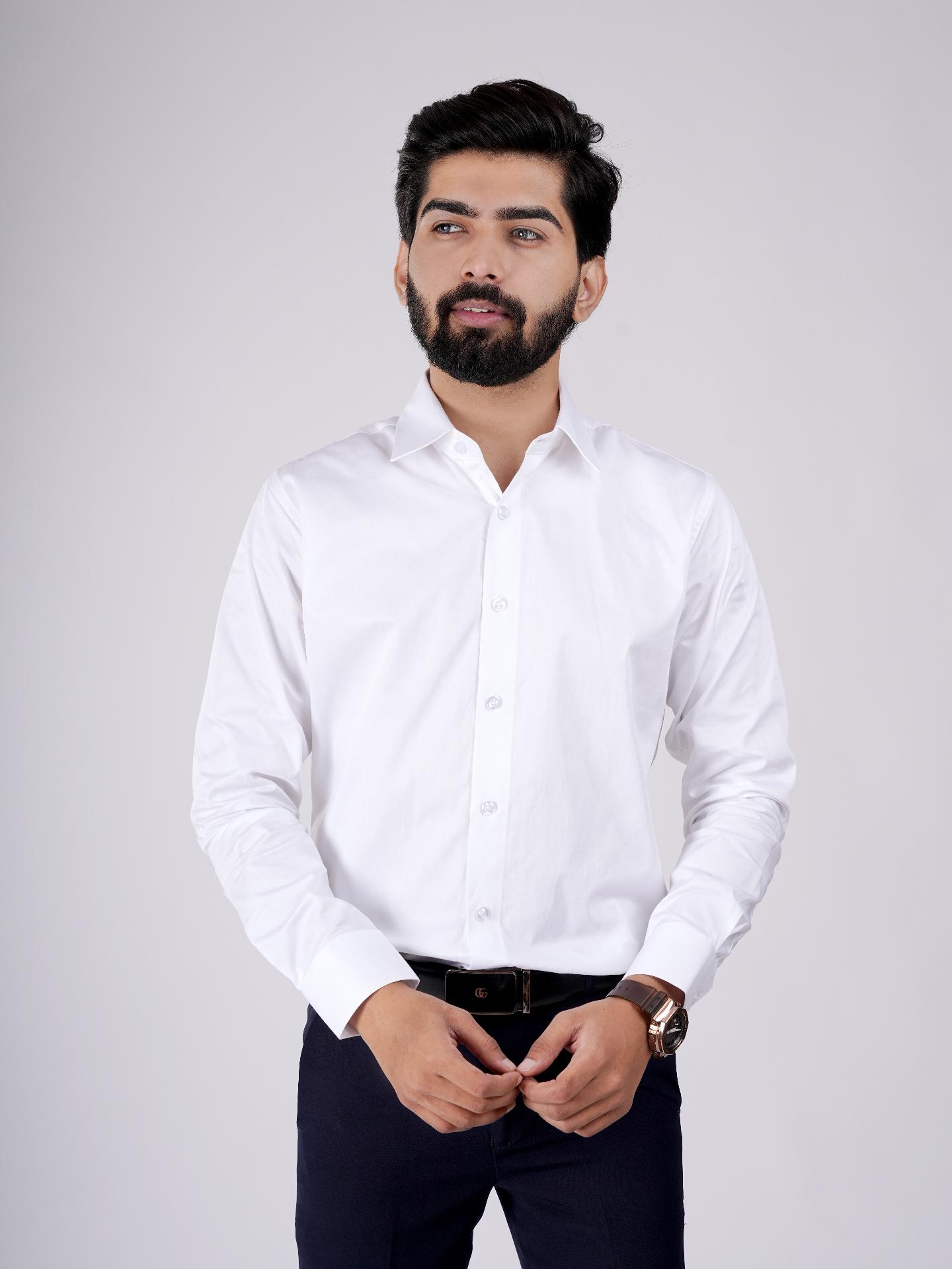Classic White Cotton Shirt