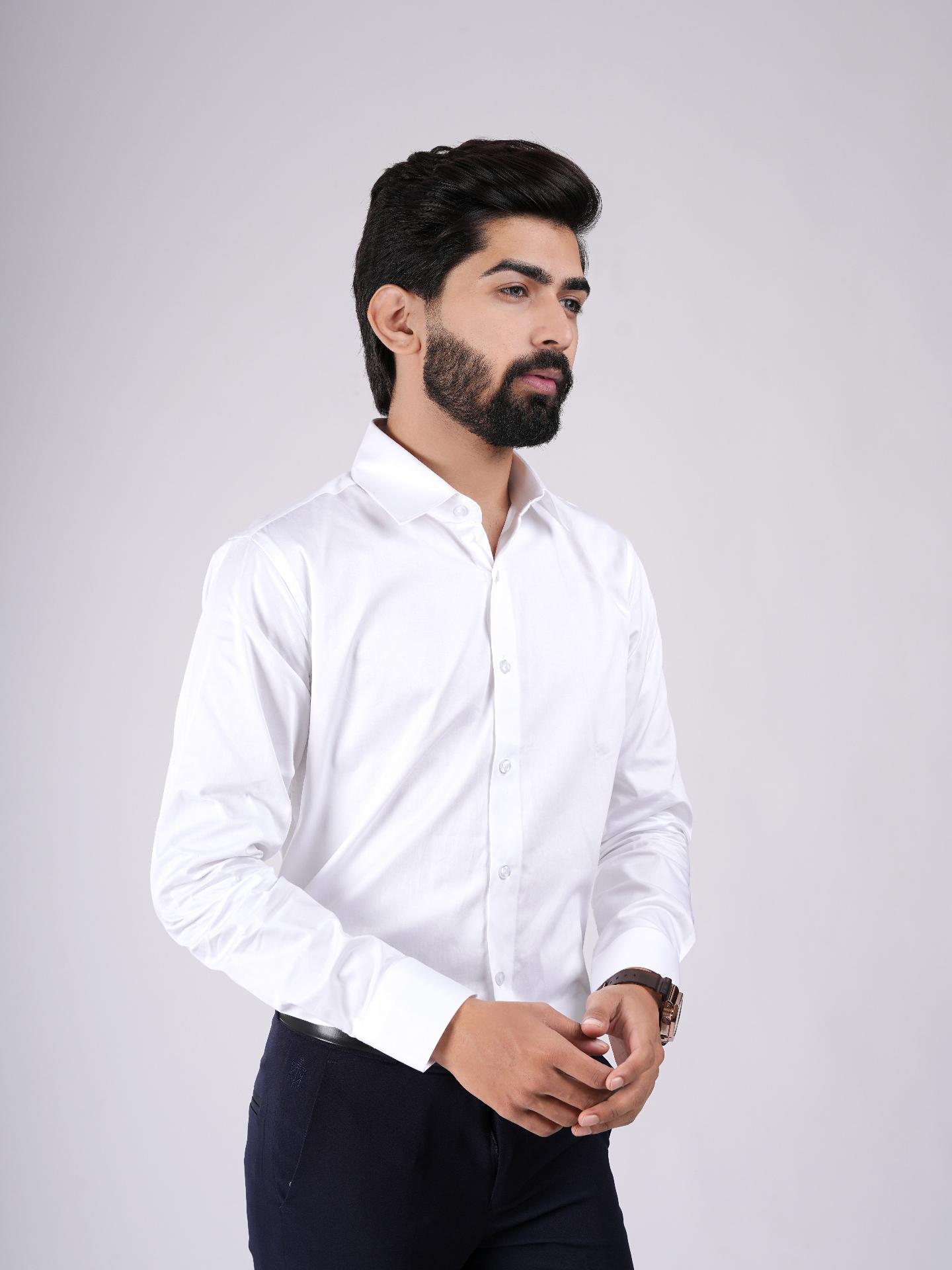 Classic White Cotton Shirt