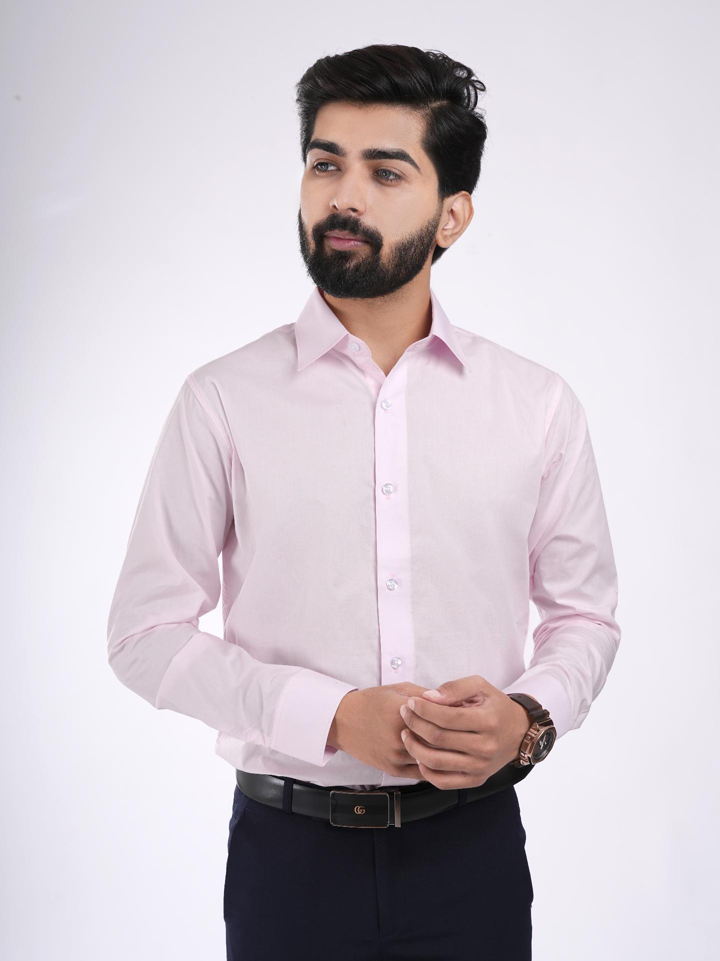 Light Pink Cotton Shirt