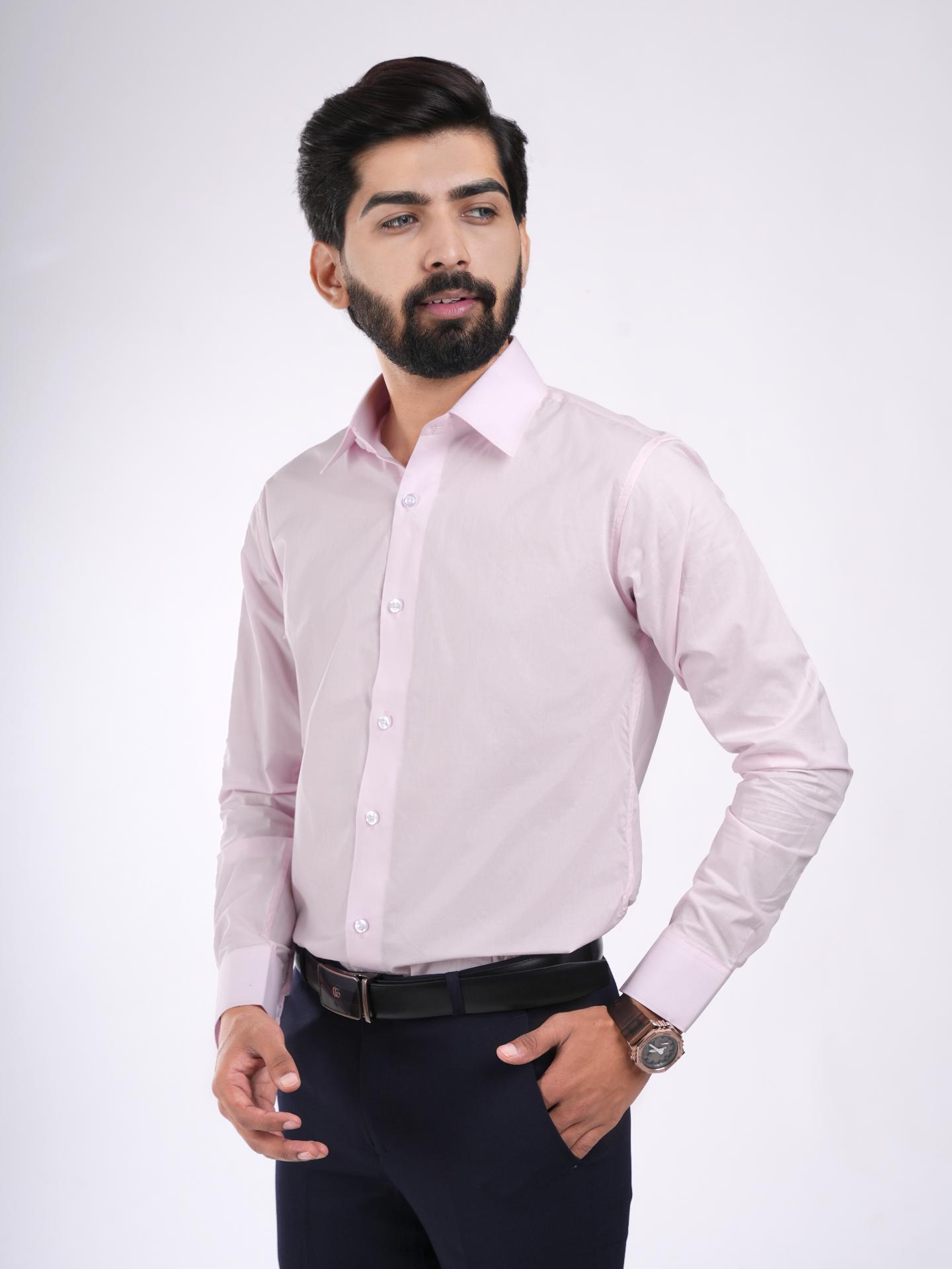 Light Pink Cotton Shirt